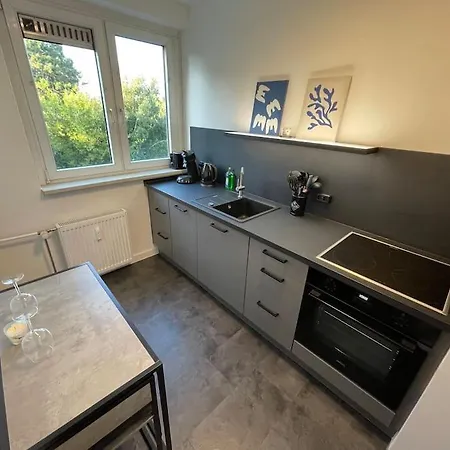 Modernes Apartment/Naehe Zentrum Magdebourg Extérieur photo