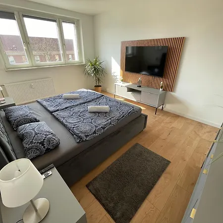 Modernes Apartment/Naehe Zentrum Magdebourg Extérieur photo